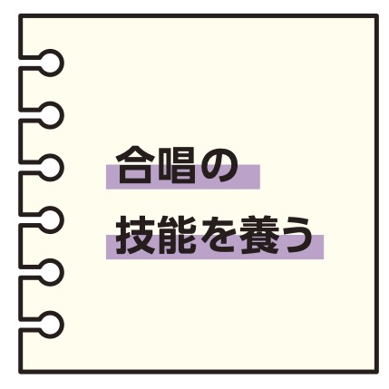 合唱の技能を養う