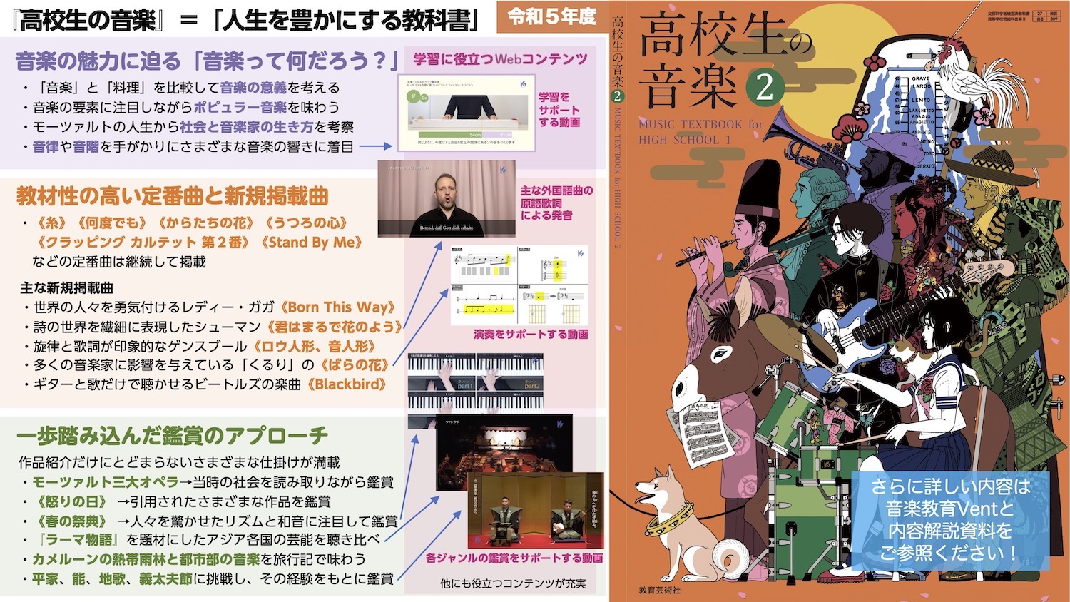 高校生の音楽2（令和5年度改訂） - 株式会社教育芸術社 